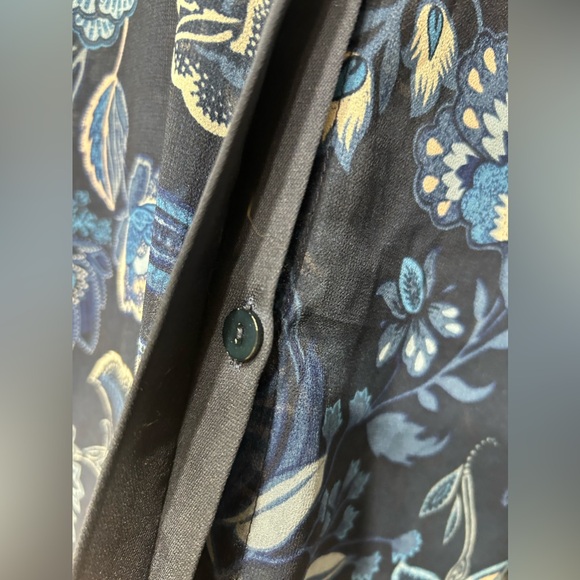 Adrianna Papell Blouse  Blue/ Gray  Size L - Picture 4 of 8